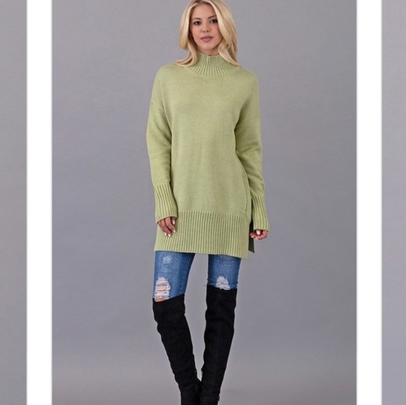 Carols Boutique Sweaters - Oversized  Turtleneck Sweater/Tunic